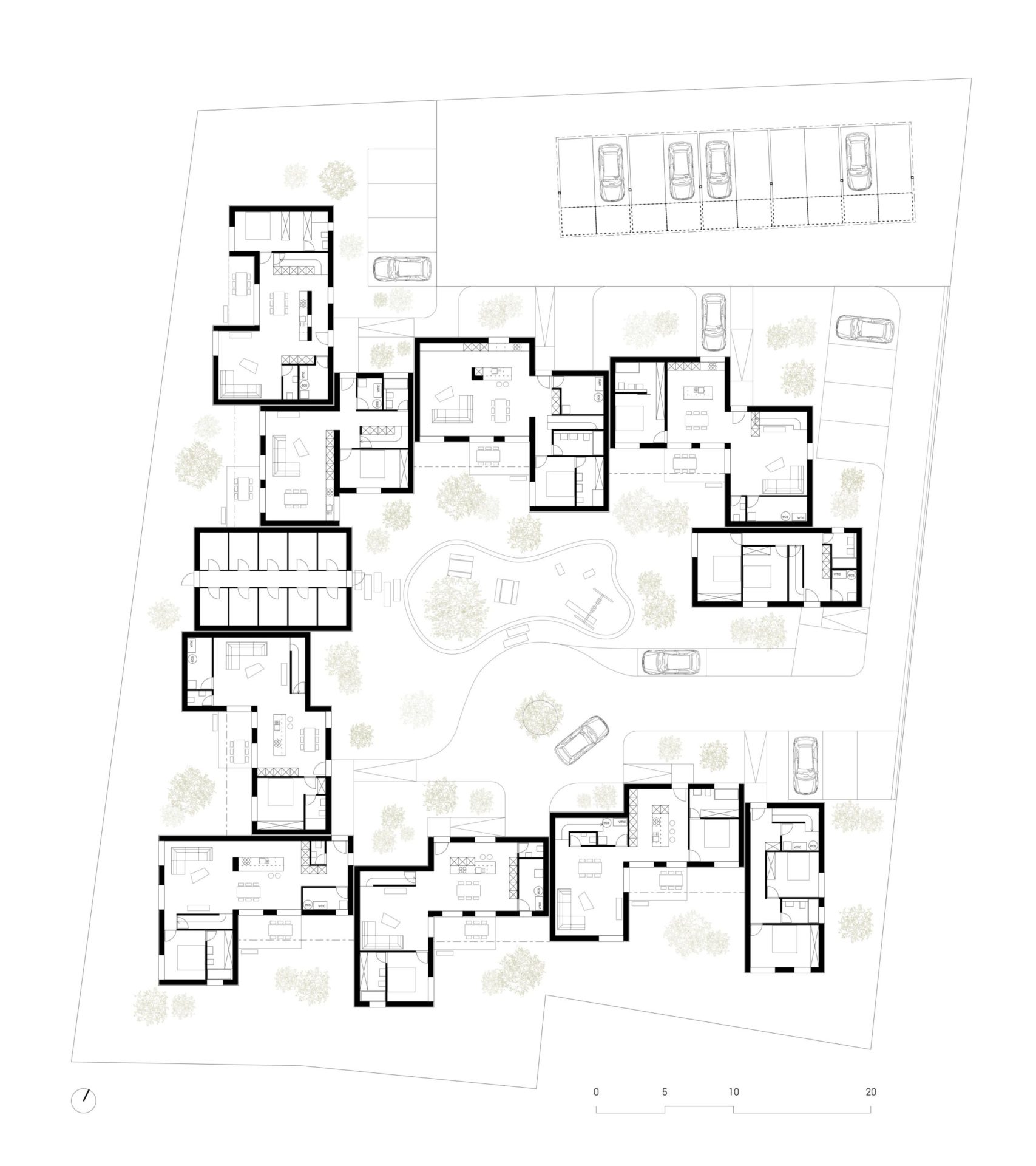 Rez-de-chaussée | écoquartier - Valais central