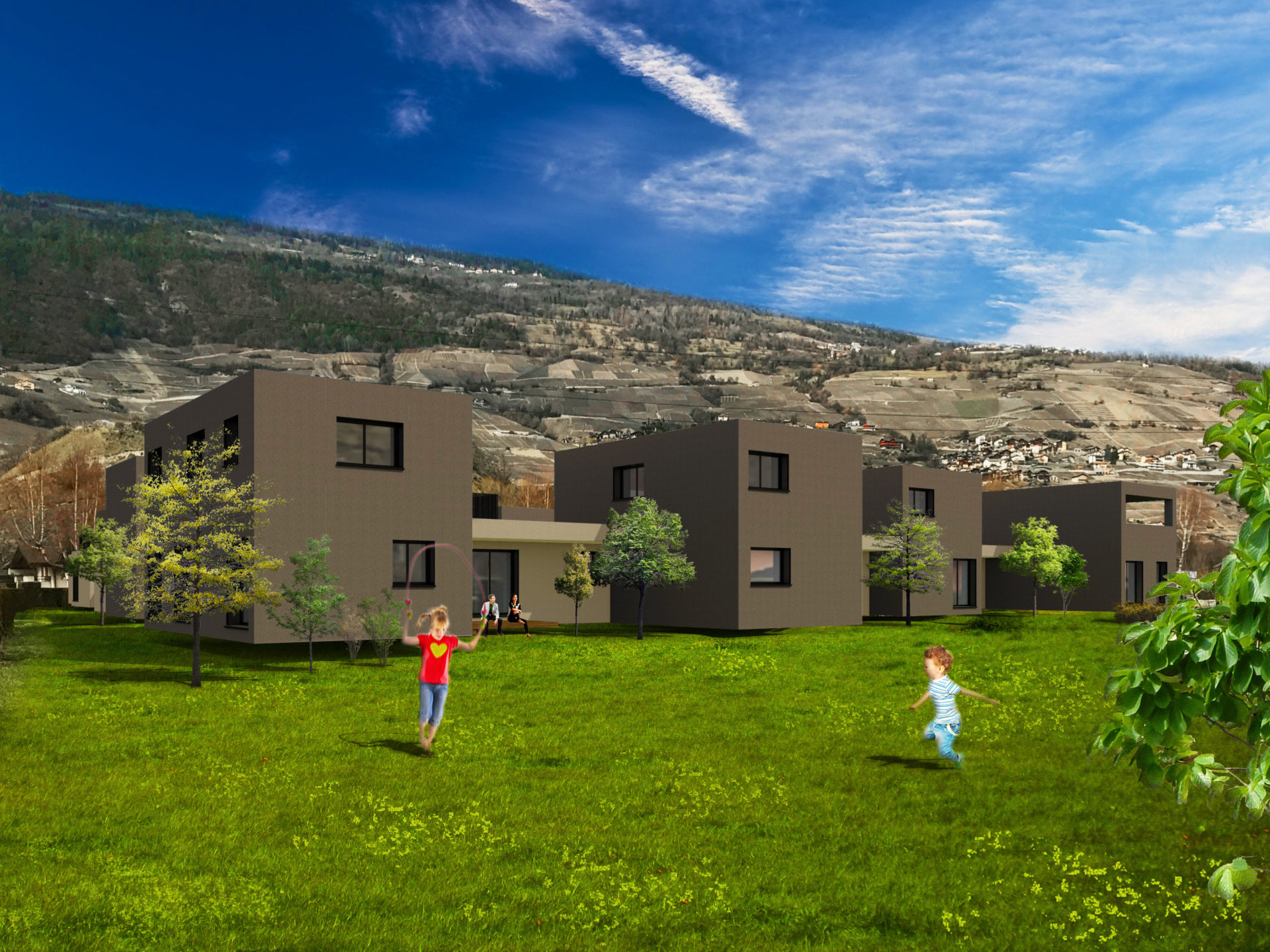 Écoquartier - Valais central | delalay architecte - Sion