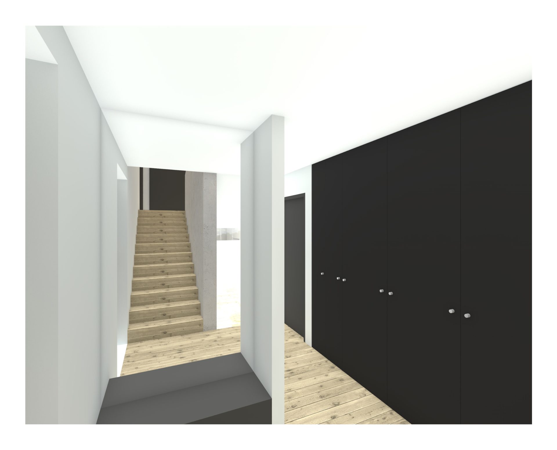 image du banc, vestiaire et miroir d'entrée, image d'architecture, étude d'architecture, aménagement d'espaces intérieurs, aménagement moderne, architecture moderne, matériaux, étude de détails de qualité, architecte Sion, architecte valais, construction saint-Léonard, villa individuelle saint-léonard, construction valais