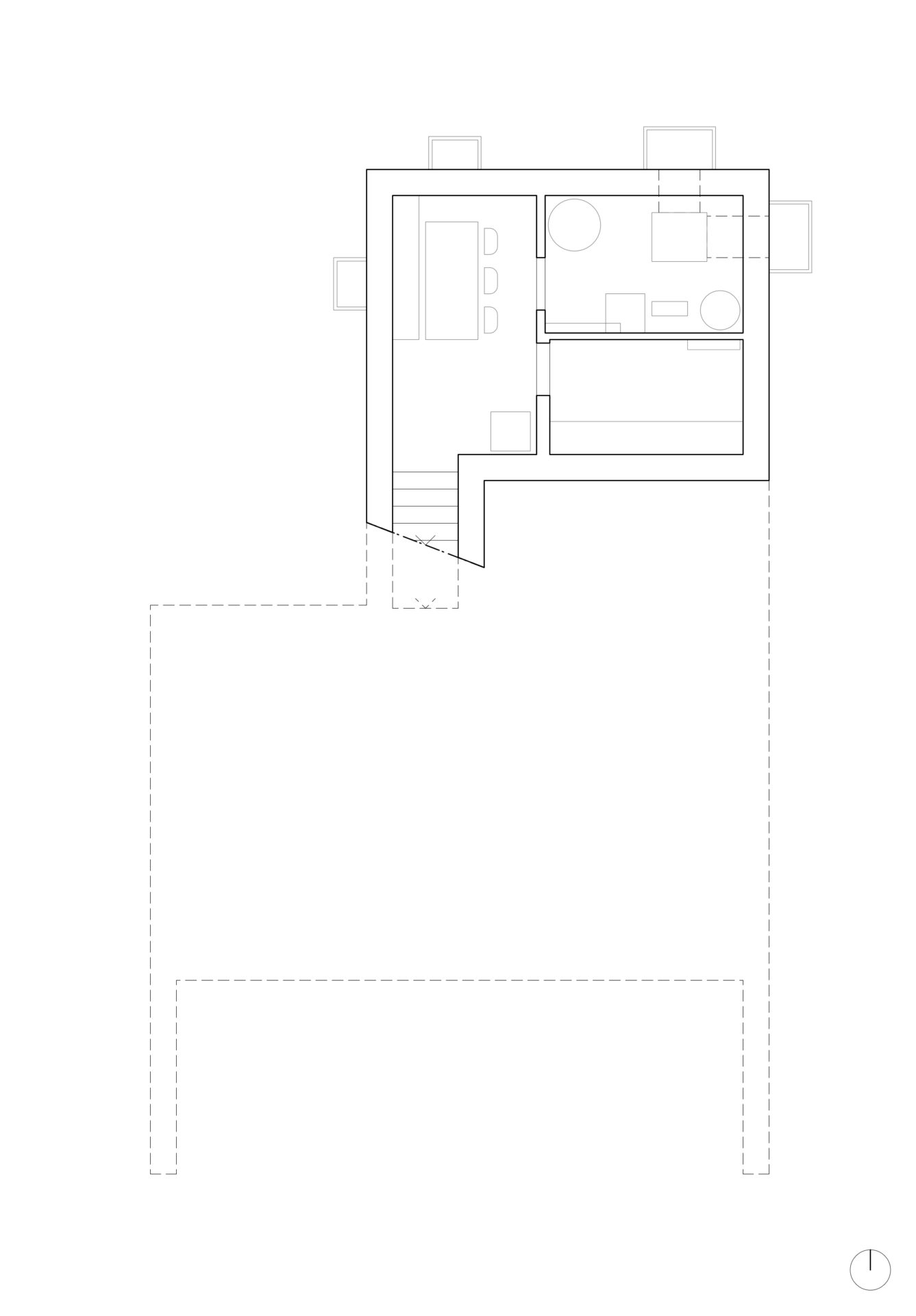 plan du sous-sol, carnotzet, local technique, cave, installation de pompe à chaleur, piscine et jacuzzi chauffé, villa de luxe, efficience énergétique, isolation de qualité, panneaux solaires, panneaux photovoltaïques, architecte Sion, construction valais, construction Saint-Léonard, habitation Saint-Léonard, architecte Valais