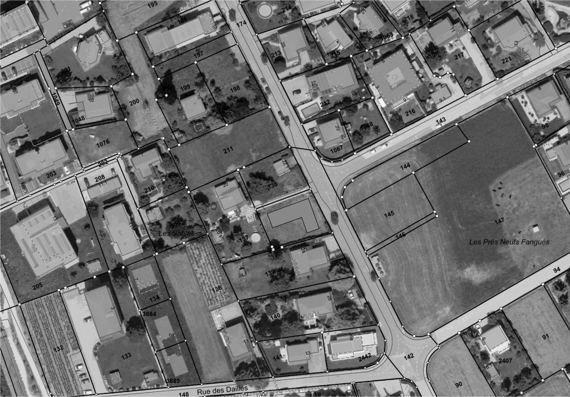 plan de situation, projet de construction à Saint-Léonard, villa individuelle en valais, Saint-Léonard, architecte Sion, architecture moderne, habitation et logement