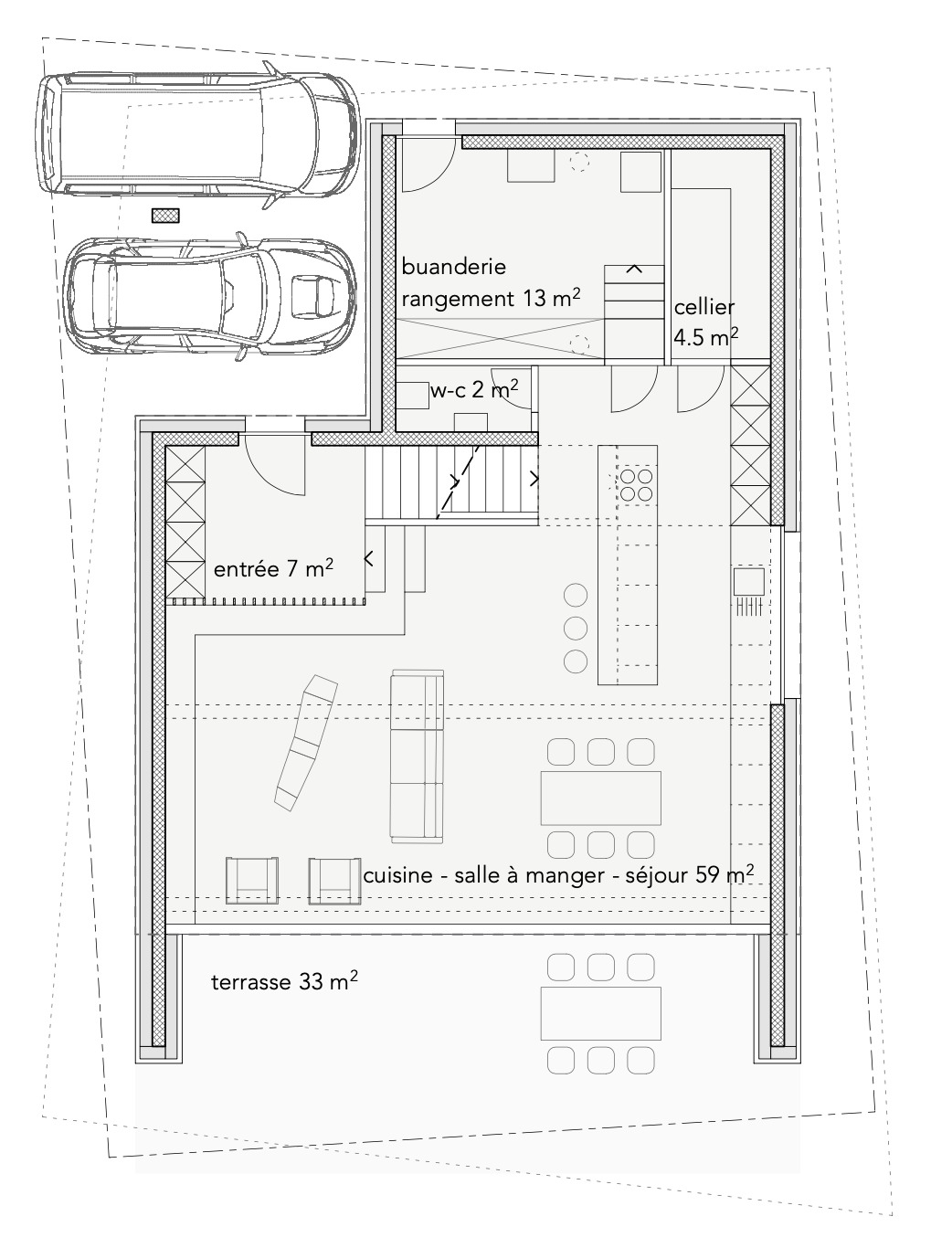 plan du rez-de-chaussée